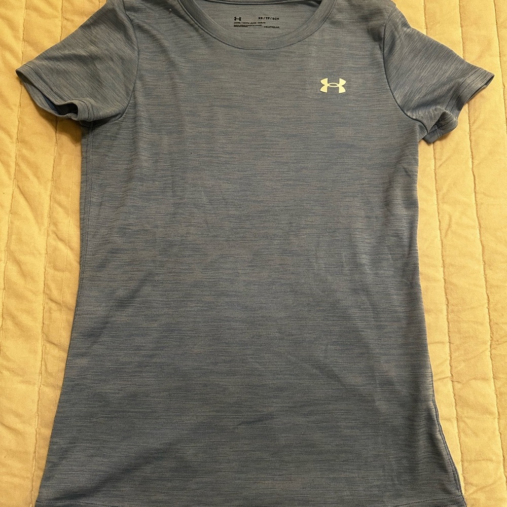 Under Armour Blue Fitted Short Sleeve T-Shirt